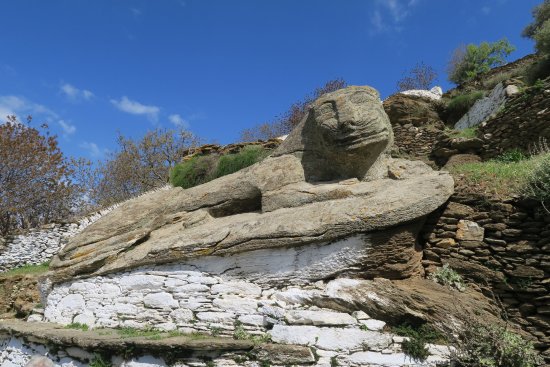 The ancient lion of Kea, Greece