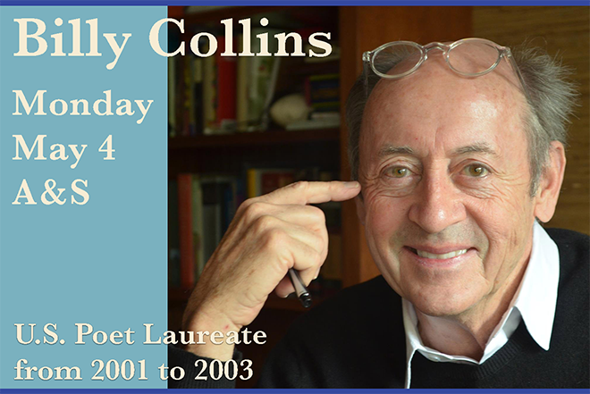 Image for GCSU hosts U.S. Poet Laureate Billy Collins as Darugar Visiting Lecturer
