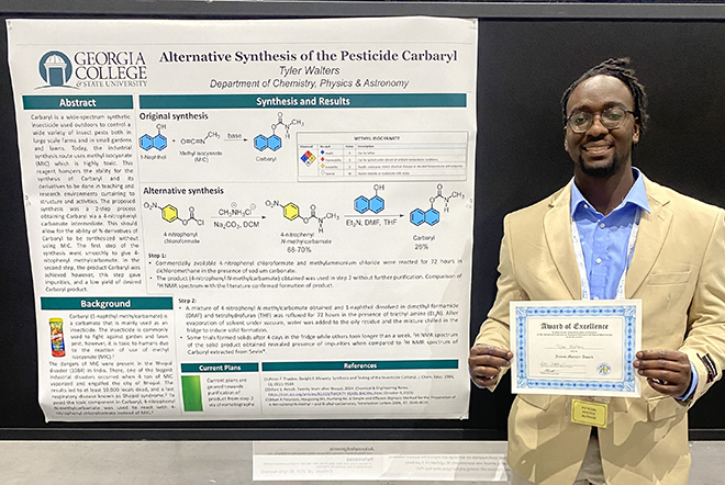 Image for Chemistry, Physics and Astronomy senior wins award at Pittcon 2024