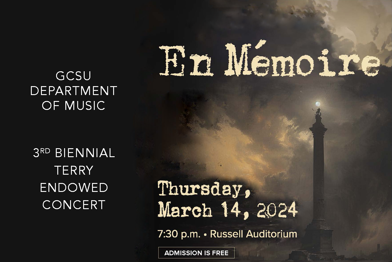 Image for 3rd Bienniel Terry Endowed Concert “En Mémoire” Tonight at 7:30 p.m.