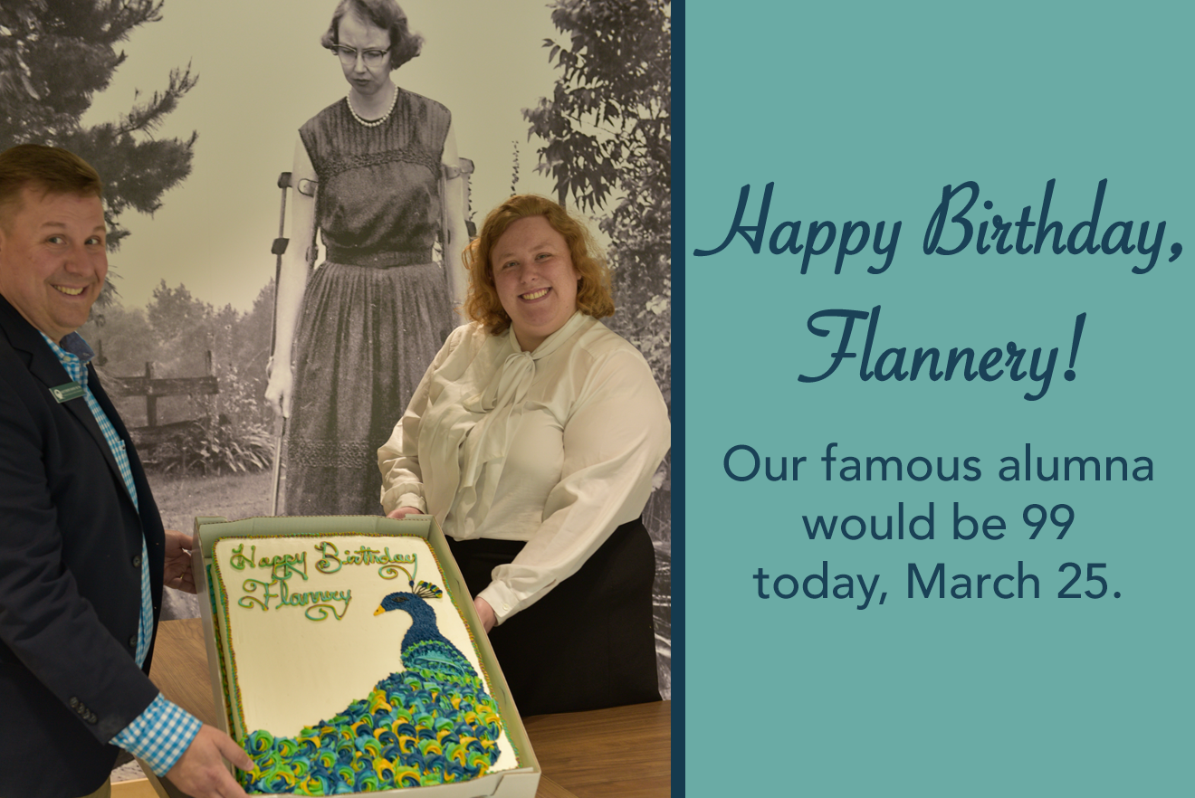 Image for Celebrate Flannery O'Connor's 99th birthday with "A night about Louis" via Zoom