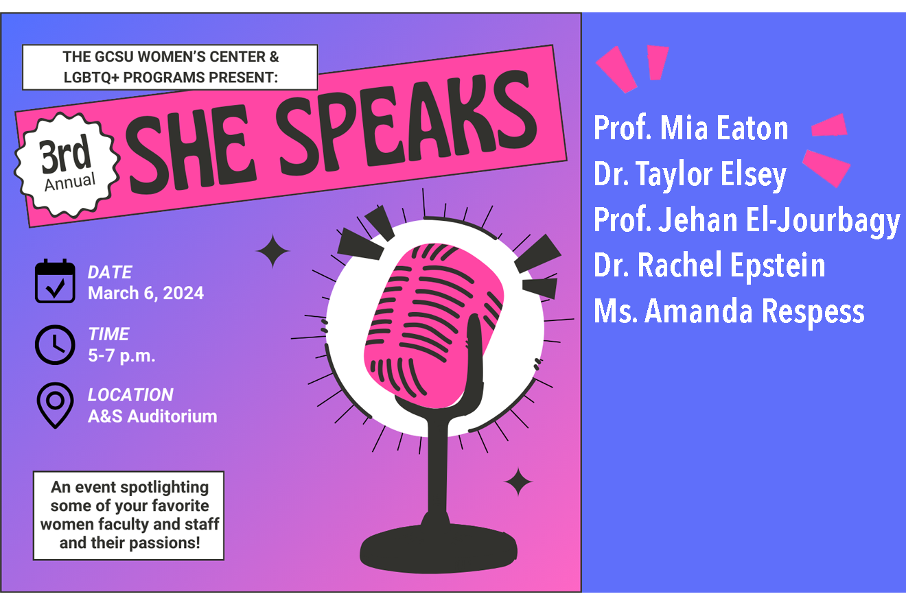 Image for Third annual "She Speaks" event features female faculty and staff