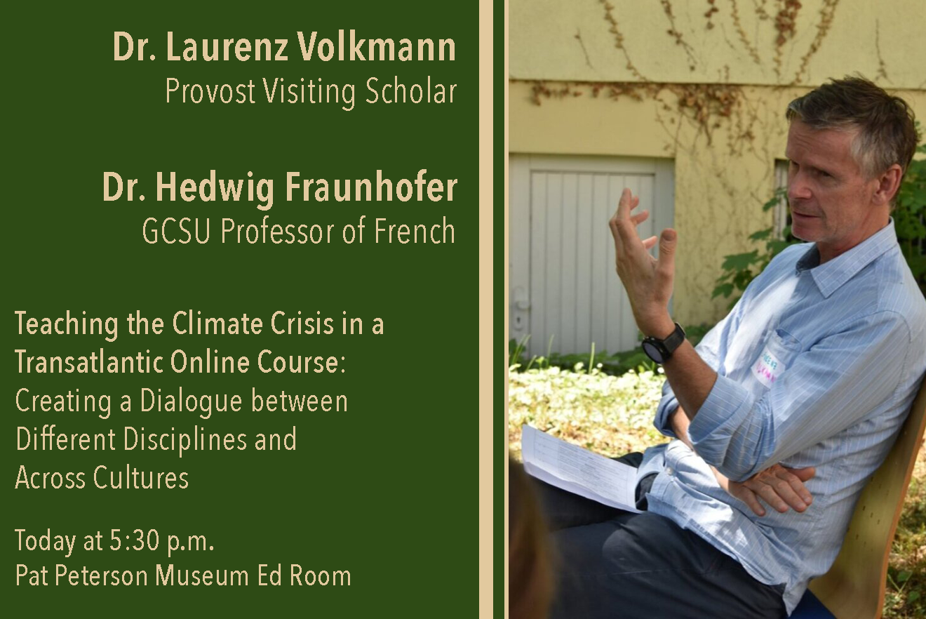 Image for World Languages and Cultures hosts Provost Visiting Scholar Dr. Laurenz Volkmann