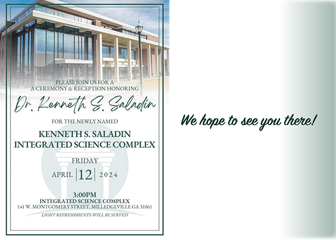 Image for Come, join us today for the Integrated Science Complex Naming Ceremony