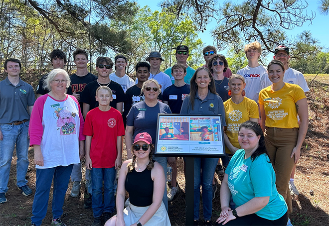 Image for Deal Center at GCSU opens 'Tale Trail' for Baldwin County Families