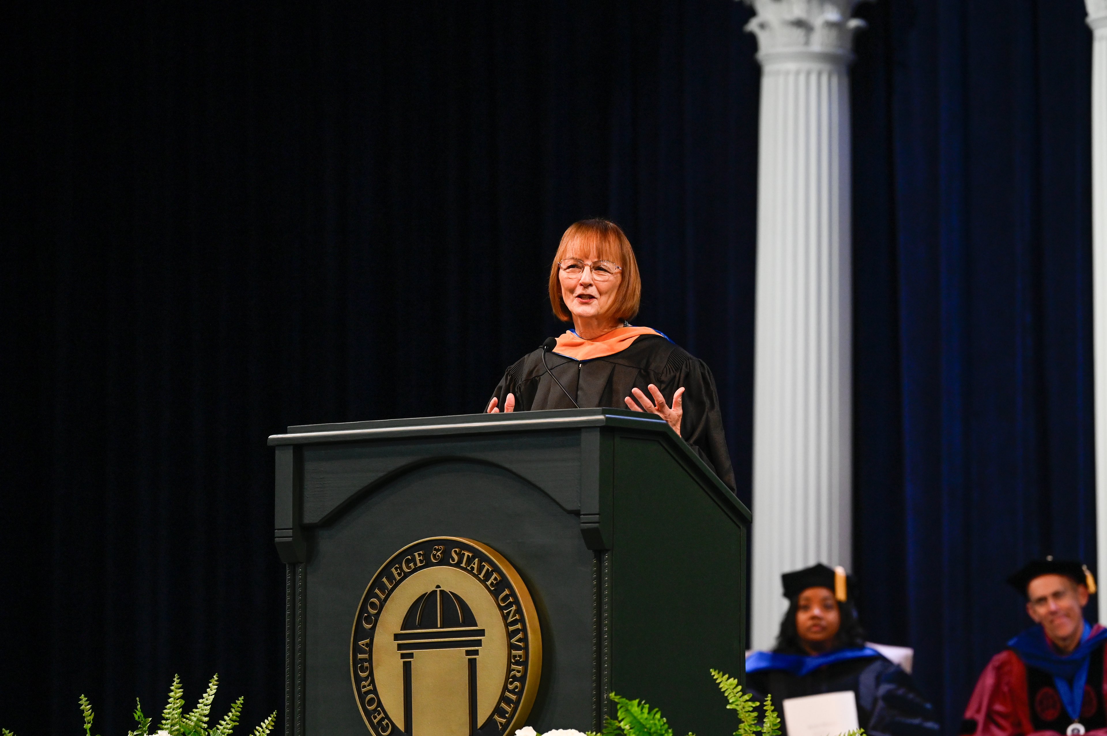 Image for Retired nurse and GCSU Alumna gives keynote speech at COHS commencement 