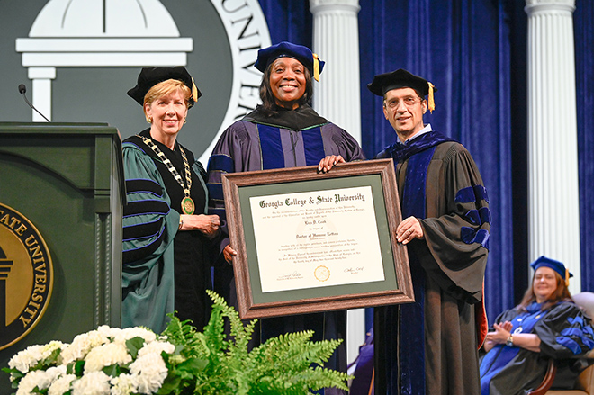 Image for Federal Reserve Board Gov. Lisa Cook gives keynote address at GCSU commencements
