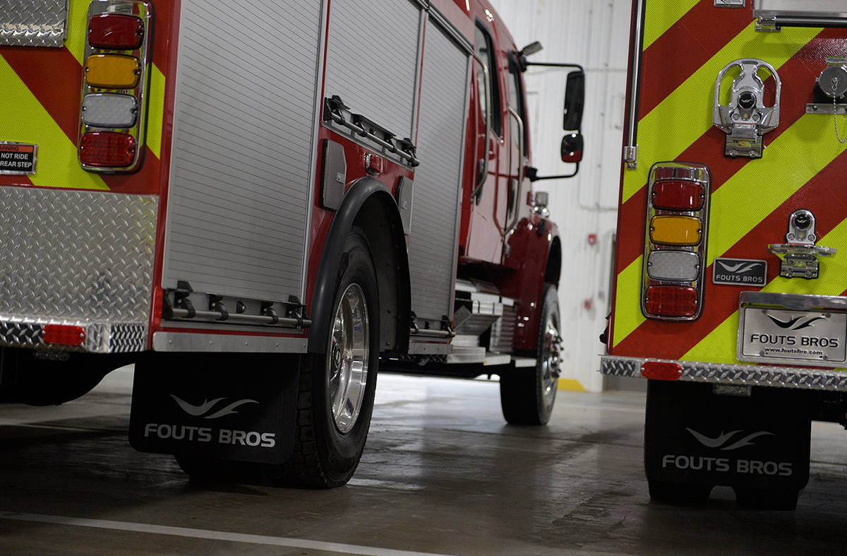 Fouts Bros is a family-owned company that builds fire trucks, tankers and other emergency vehicles used in fighting fires around the world.