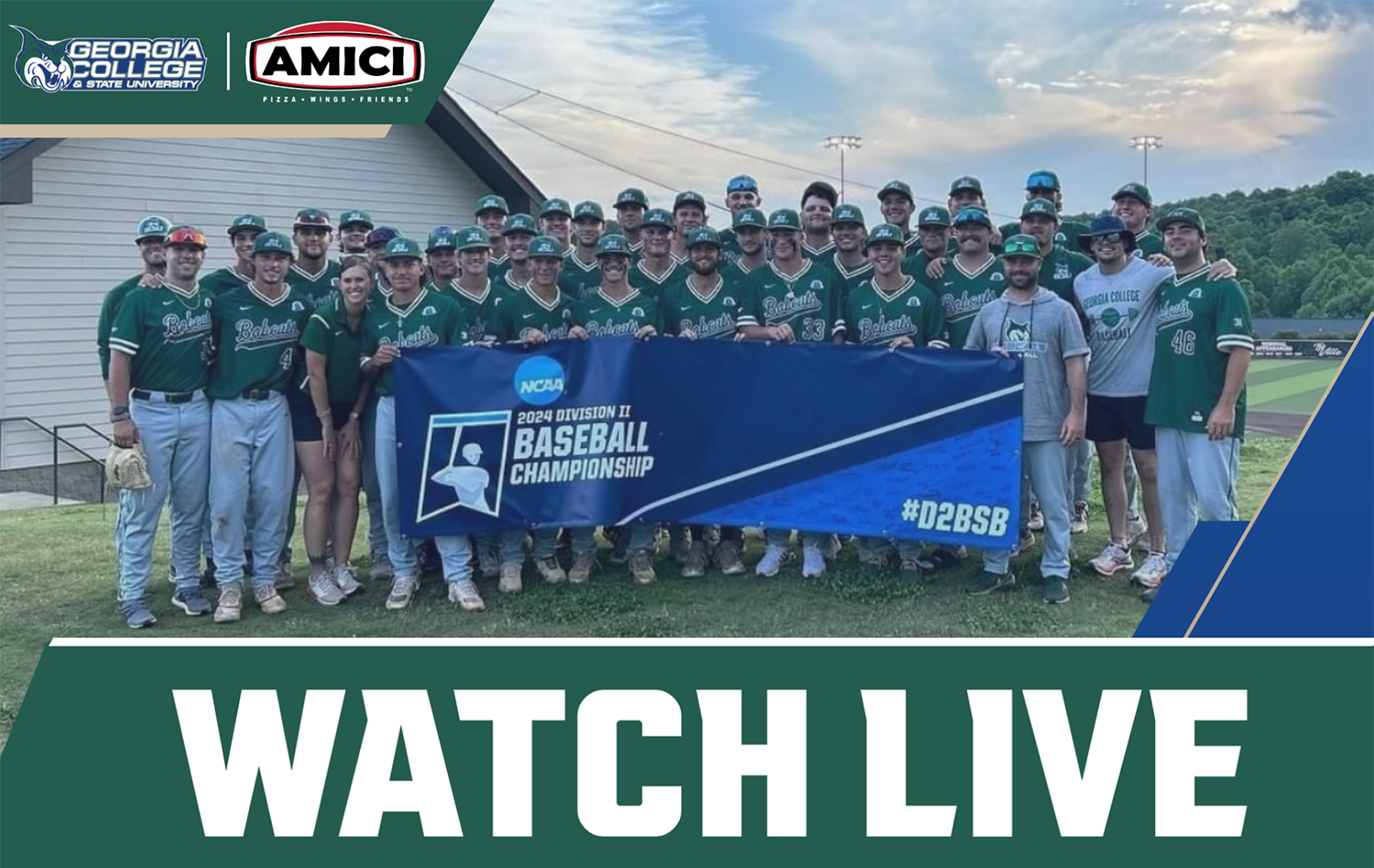 Image for Watch Bobcat Baseball Take on Catawba in the SE Super Regional