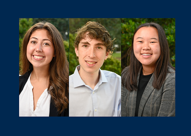 Image for Three students receive prestigious Phi Kappa Phi Study Abroad Scholarships