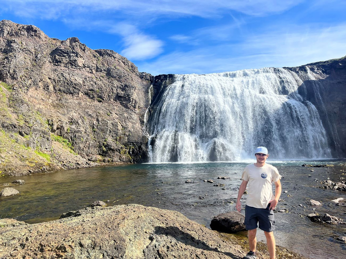 Image for Summer internship takes environmental science major to geothermal wonderland