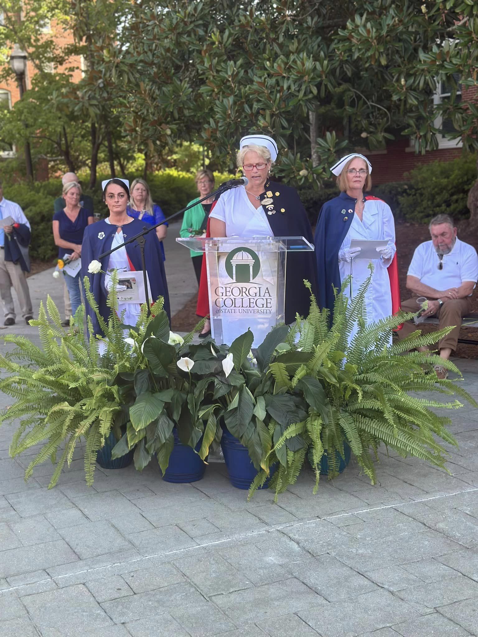 Image for Nurse Honor Guard services expanded by GCSU faculty