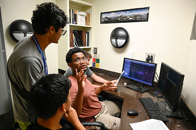Image for GCSU's summer science transports high schoolers to higher realms of space