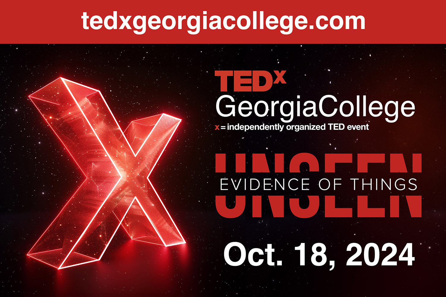 Image for TEDxGeorgiaCollege 2024: Evidence of Things Unseen