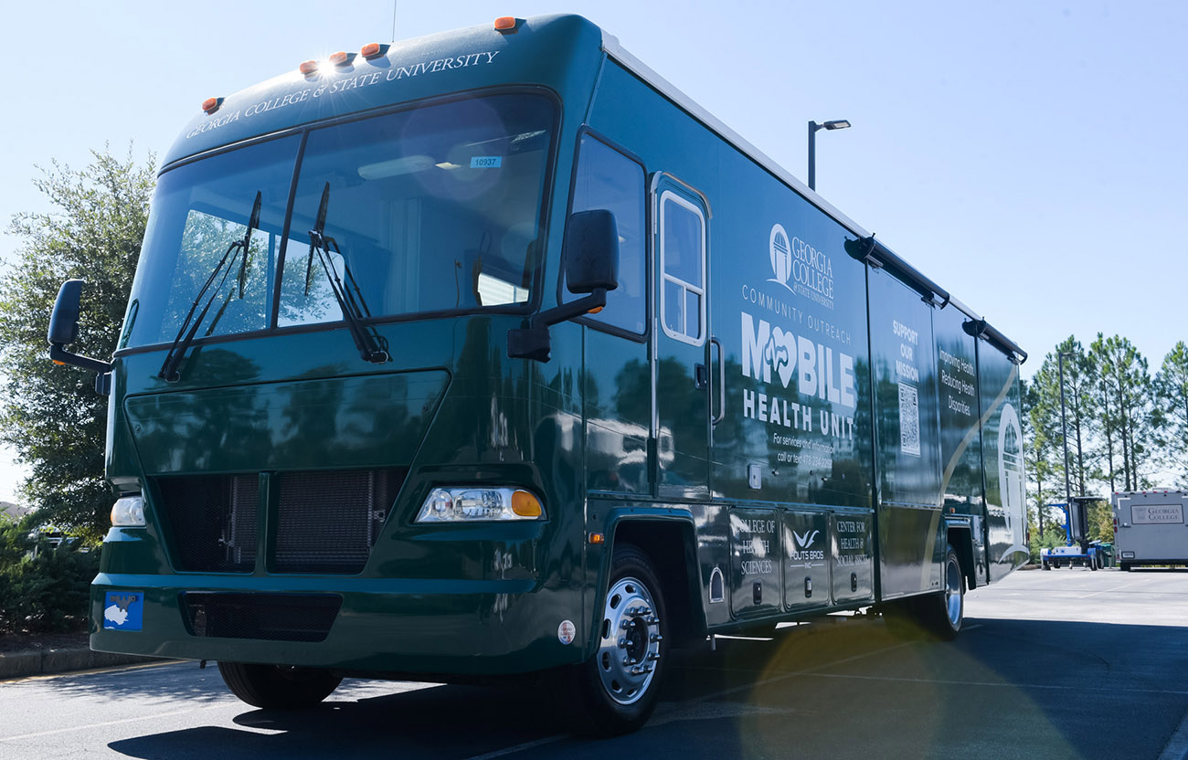 Image for New GCSU Mobile Health Unit Launches TODAY, providing medical services to rural communities throughout Central Georgia