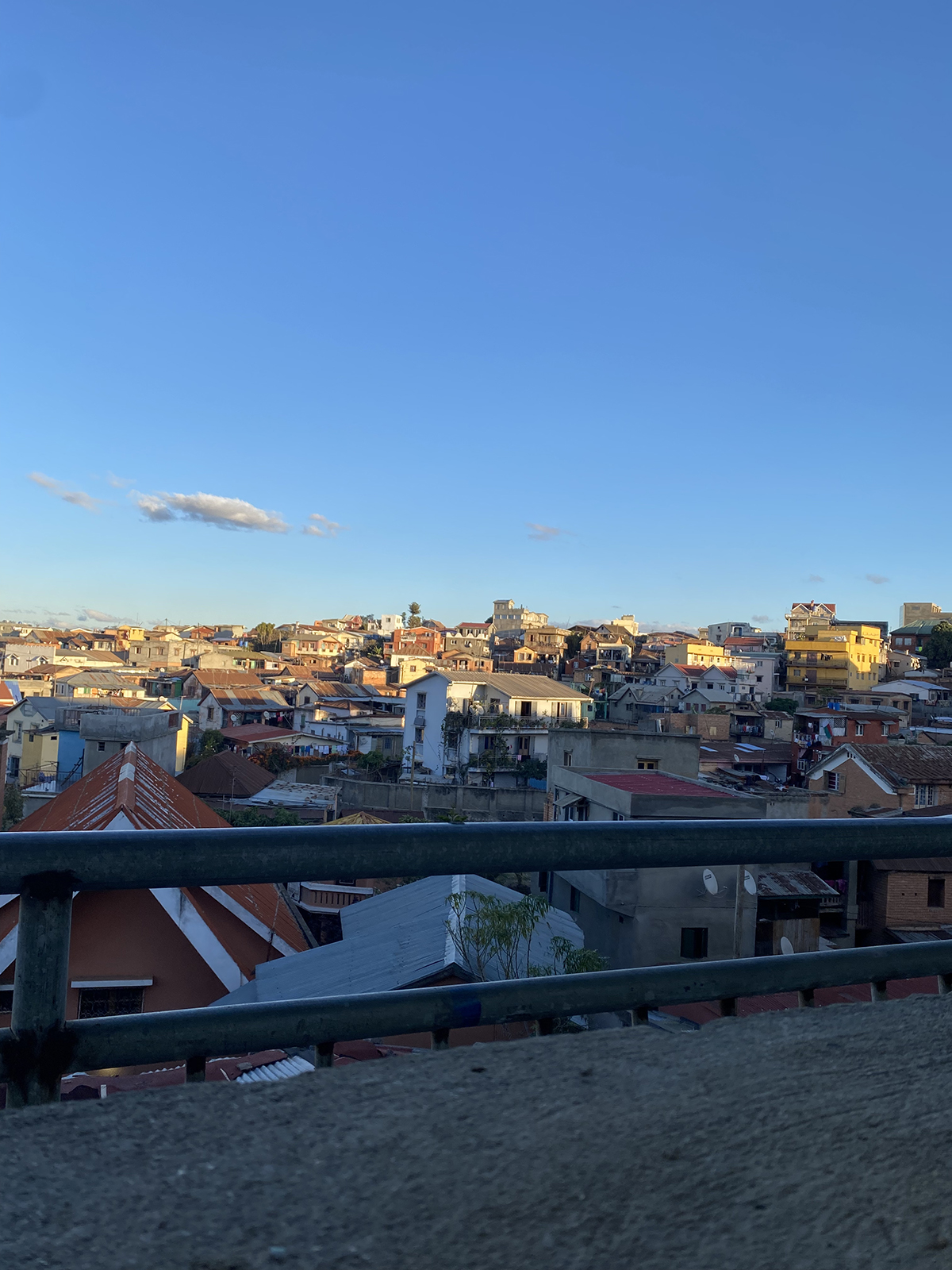 The cityscape of Antananarivo, the capital of Madagascar.