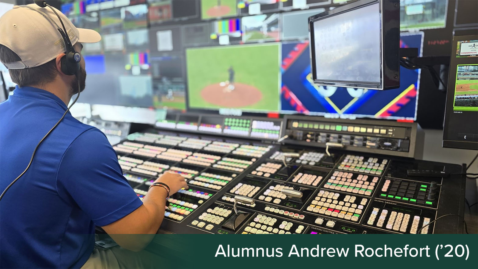 Image for Alumnus creates fan experience for professional baseball, football and soccer games