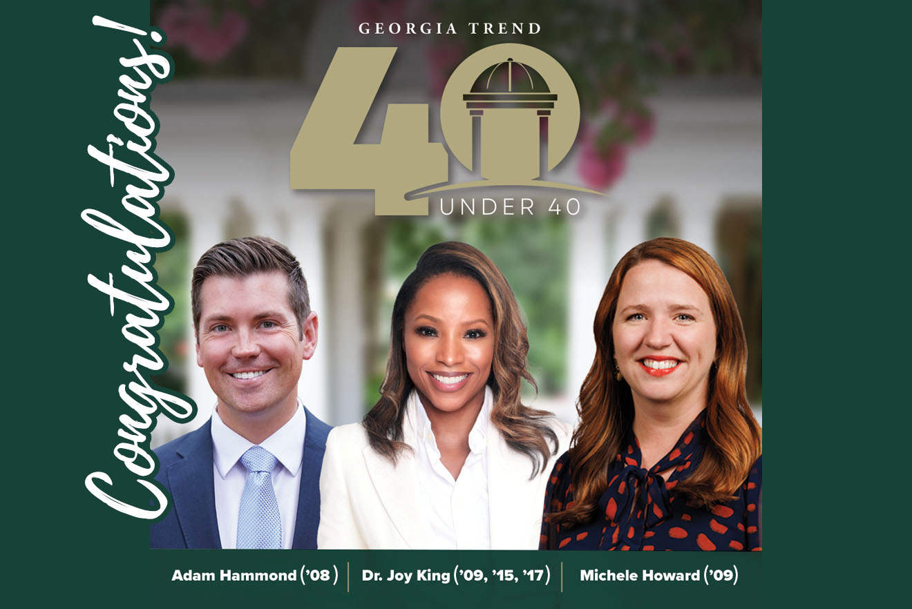 Image for Three GCSU alumni named to Georgia Trend Magazine’s 2024 '40 Under 40'