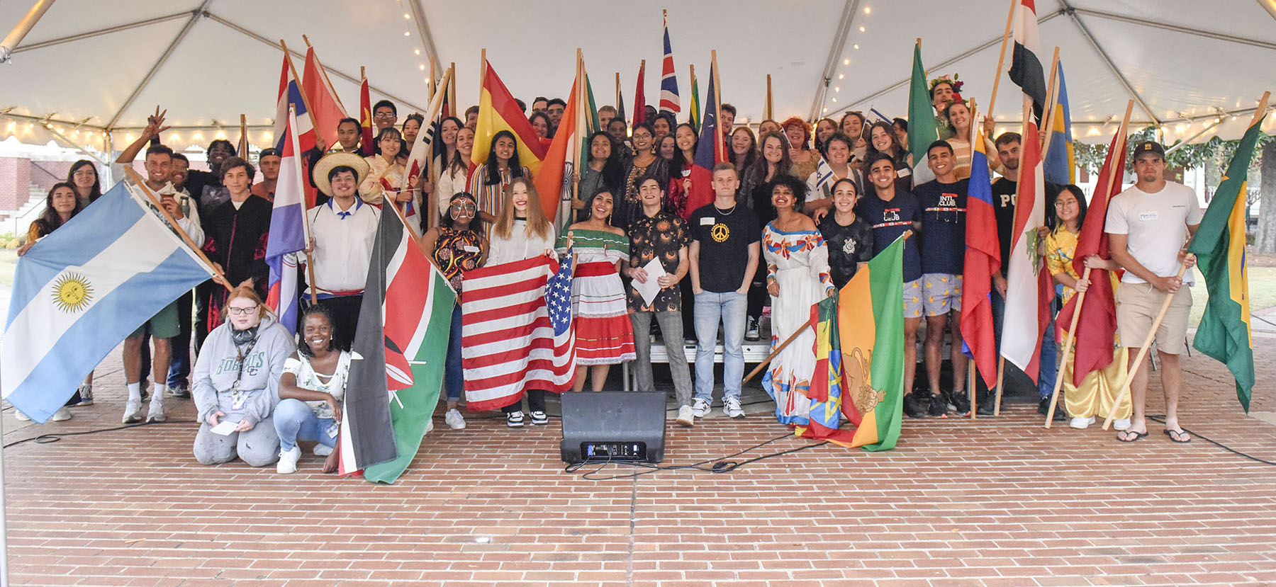 Georgia College hosts International Fest every fall on front campus. This photo is from 2022. (Photo by Anna Gay Leavitt.)