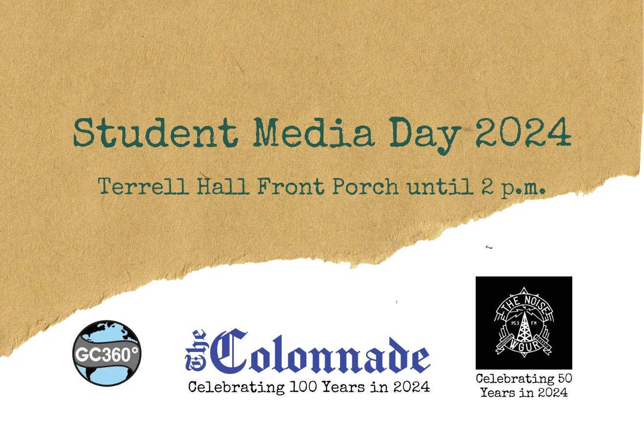 Image for Fall 2024 Student Media Day celebrates WGUR's 50th birthday and the Colonnade's 100th birthday