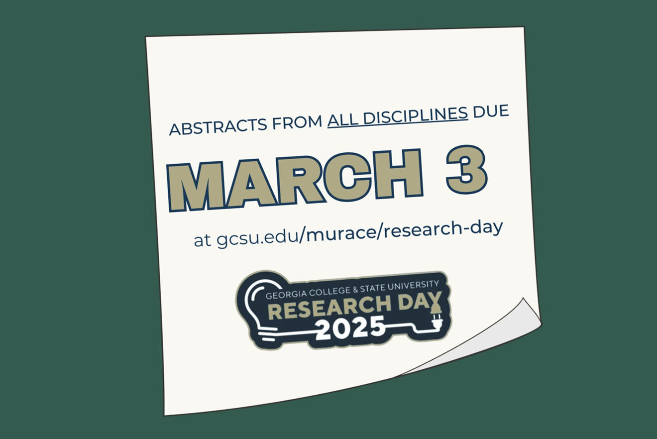 Image for GCSU Research Day 2025: Submissions due Monday, March 3