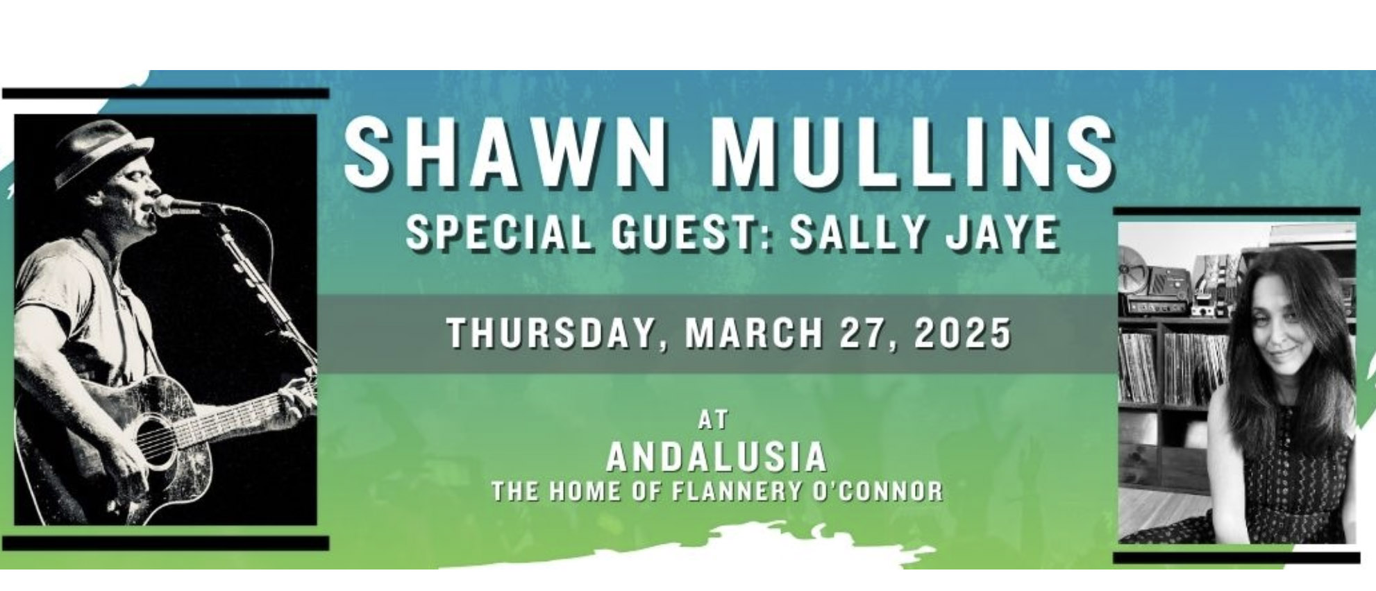 Image for Get Your Tickets! Shawn Mullins and Special Guest Sally Jaye at Andalusia Farm