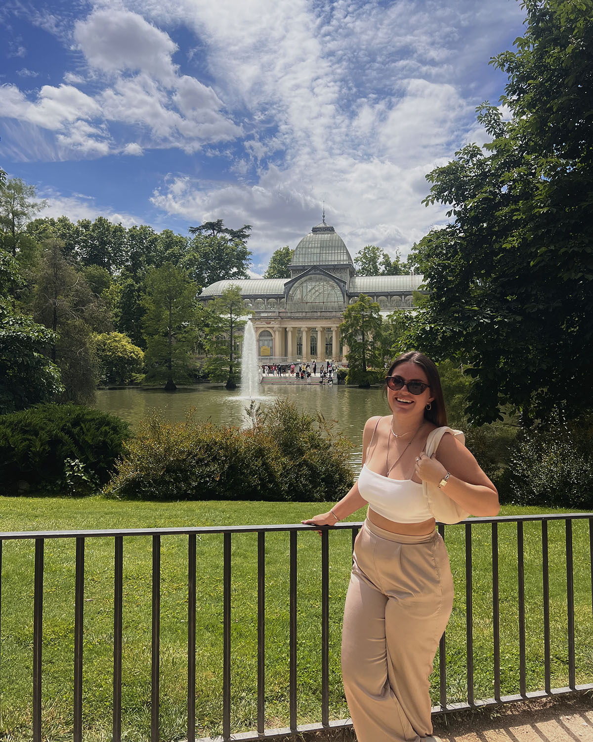 Rivard at El Retiro park in Madrid, Spain.