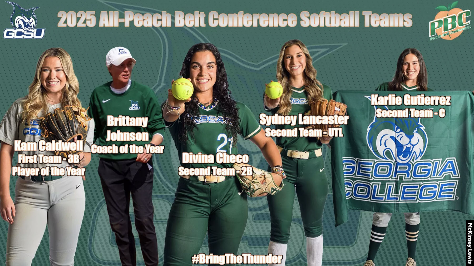 Image for Caldwell, Johnson headline four Bobcats on All-Peach Belt teams