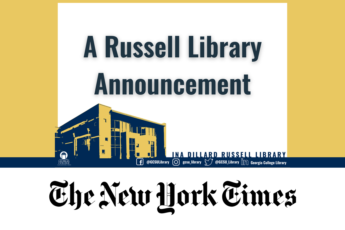 Image for Access to the New York Times with GCSU credentials