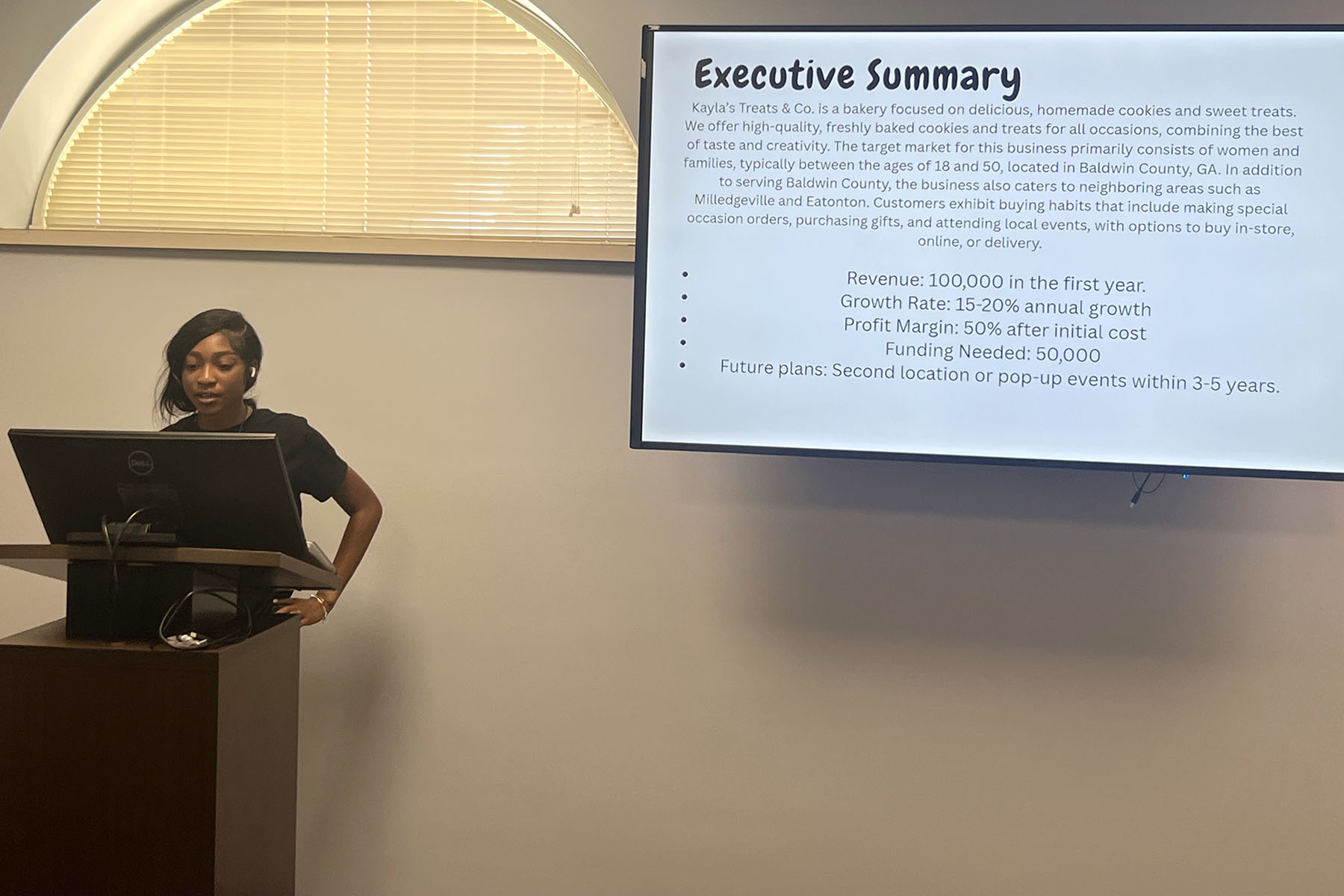 RYIB Lundy presenting