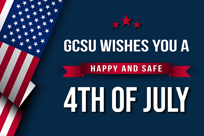 Image for GCSU wishes you a happy and safe 4th of July