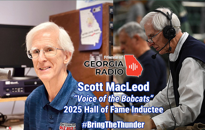 Image for Voice of the Bobcats Scott MacLeod to be inducted into the Friends of Georgia Radio Hall of Fame