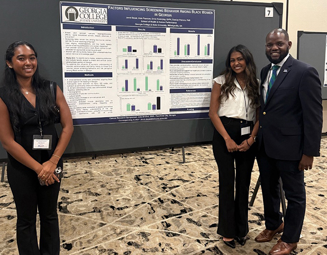 Image for Public health majors take first place at 2025 Cancer Research Symposium