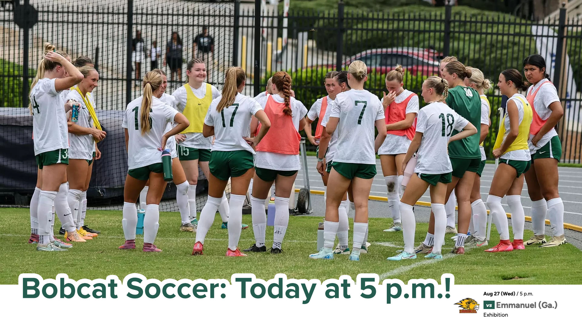 Image for Bobcat Soccer hosts Emmanuel today at 5 p.m.
