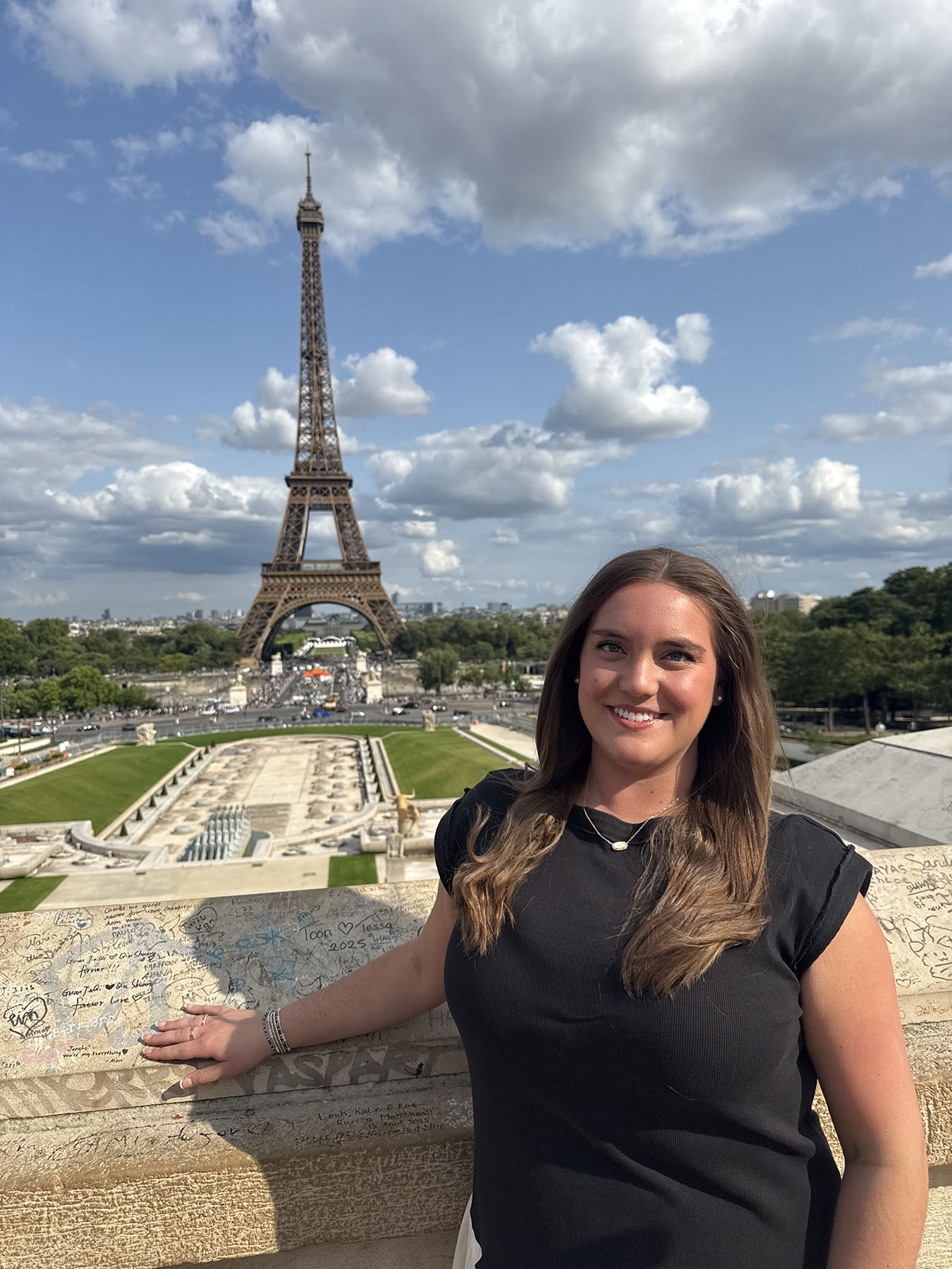 Schofill and the Intercultural Leadership Program group visited Paris, France. (Photo: Anna Schofill)