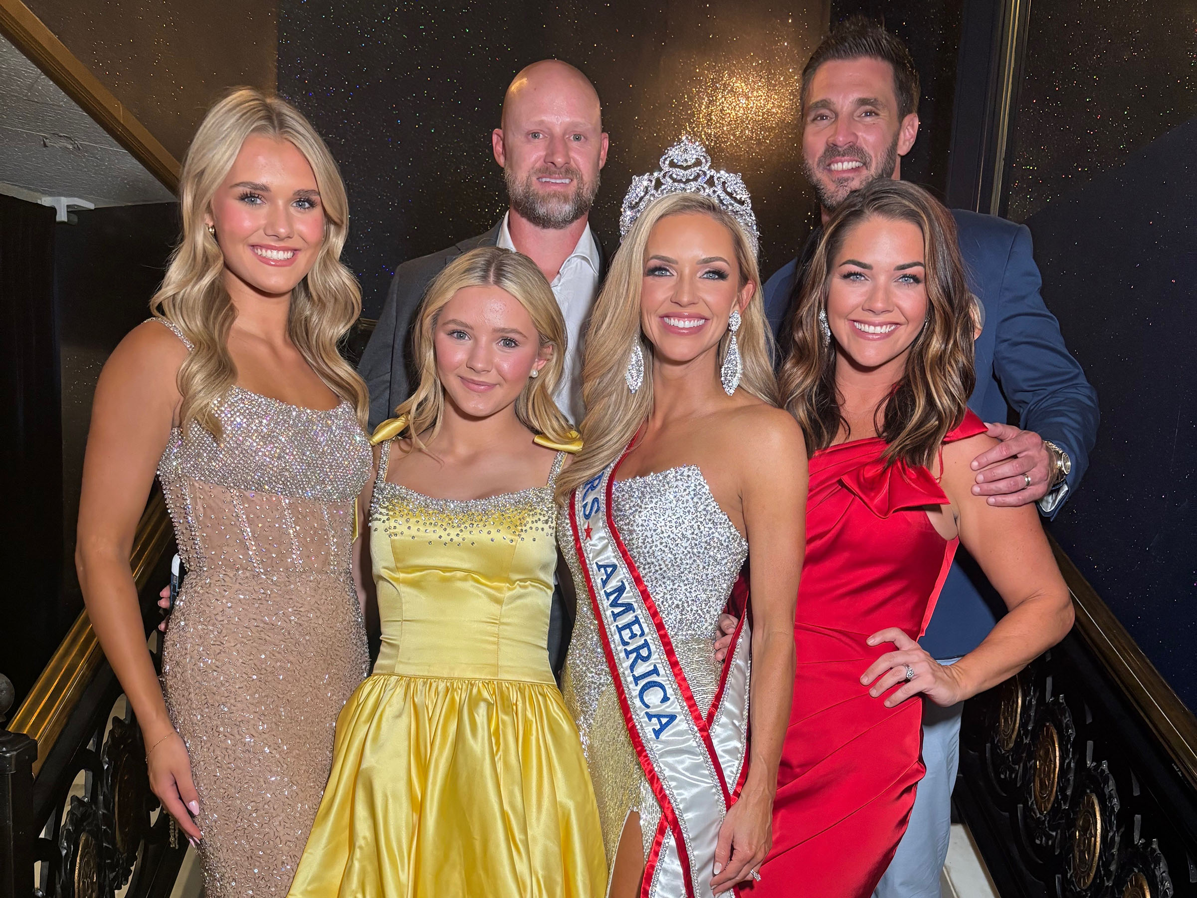 Mrs. America Paige Armstrong Ewing with her family