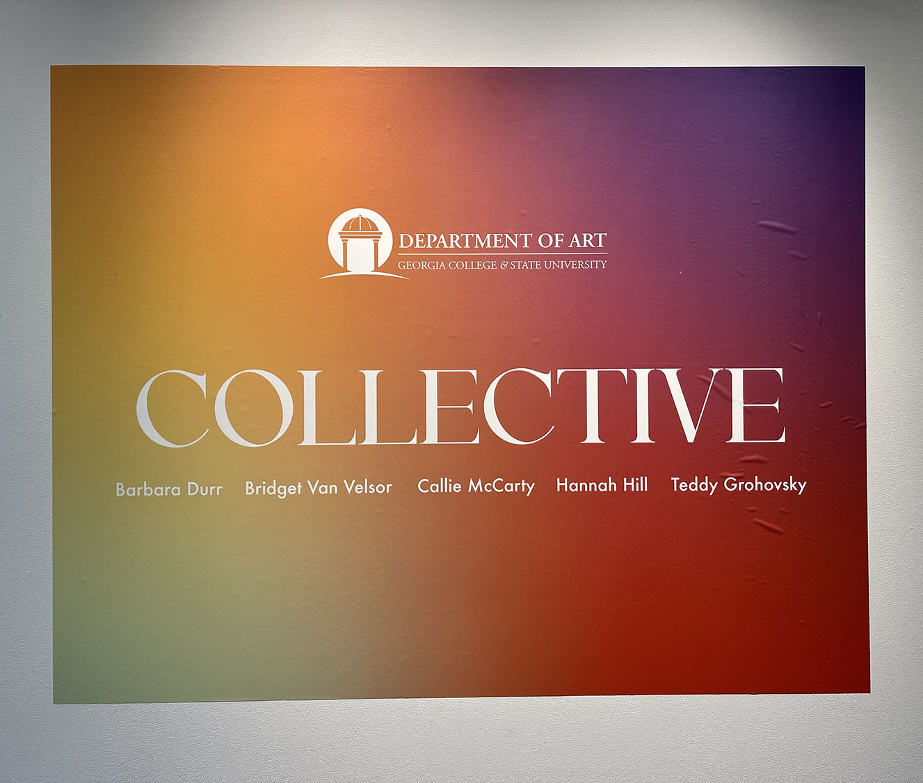 Art students' Senior Capstone exhibit debuted this week during ArtOber. (Photo: Savannah Walker)