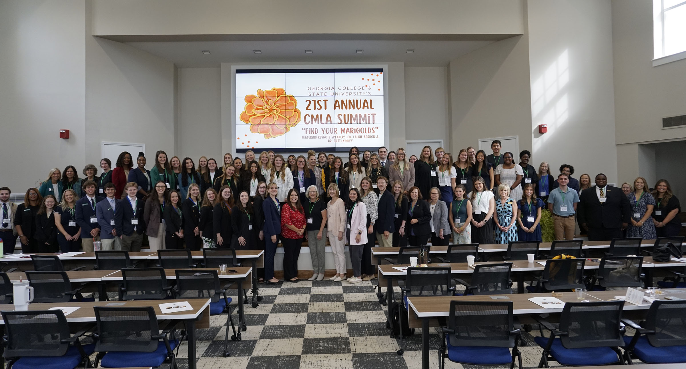 CMLA Conference attendees at GCSU