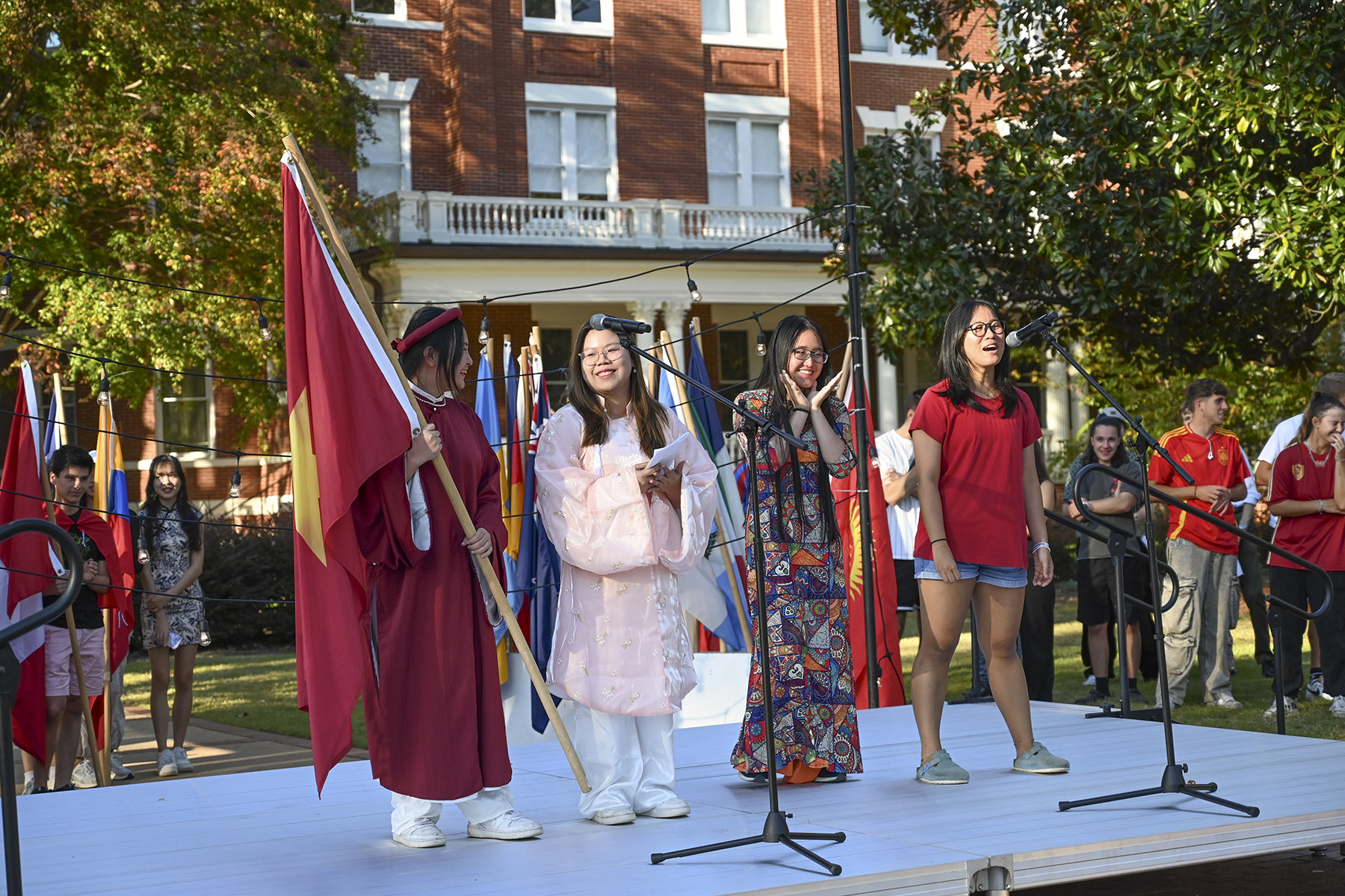 The annual International Festival is held on Front Campus. The 2025 festival will be held Wednesday, Oct. 22. Story photos by Anna Gay Leavitt