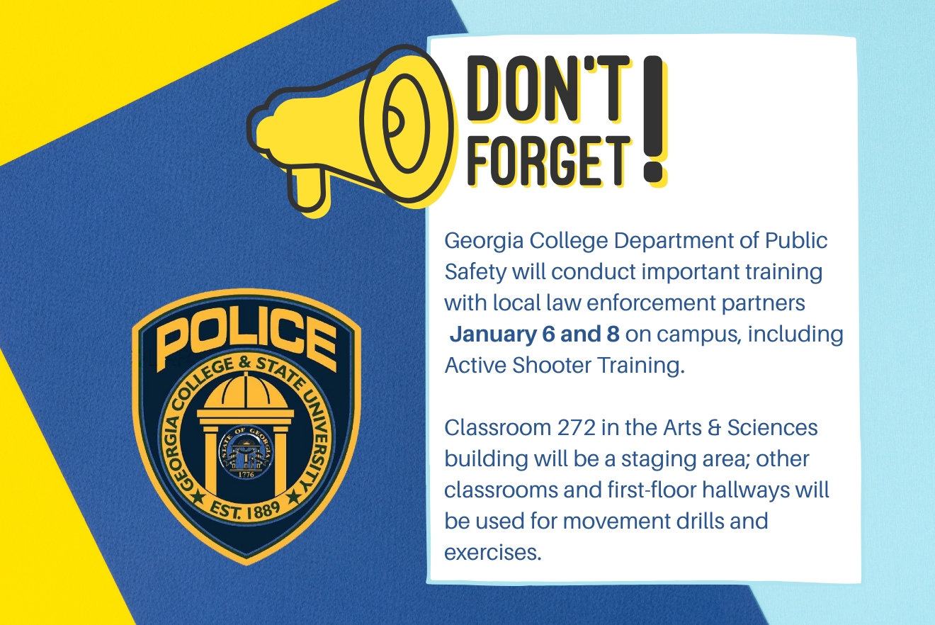 Image for GCSU DPS to conduct training on campus