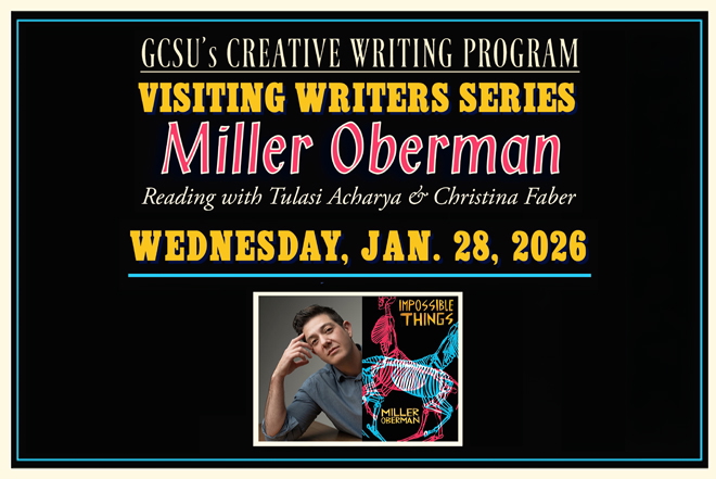 Image for Miller Oberman Reading and Conversation: GCSU's Creative Writing Program Visiting Writers Series