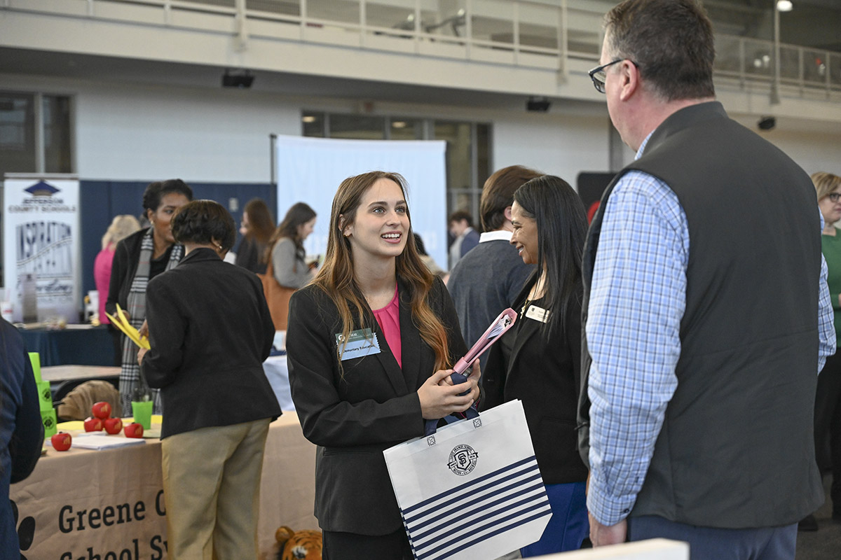 Recruiters from 60 different school districts came to GCSU looking for talented new hires. (Photo: Anna Gay Leavitt)