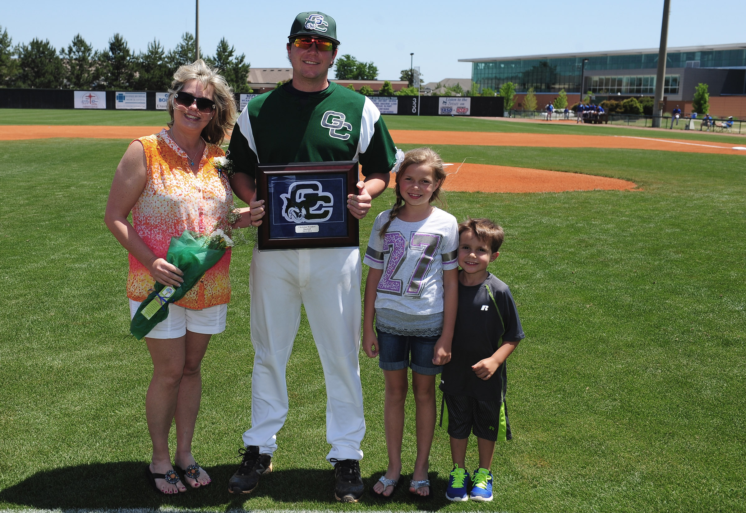 Christian Wonders at his Bobcat Senior Day in 2014