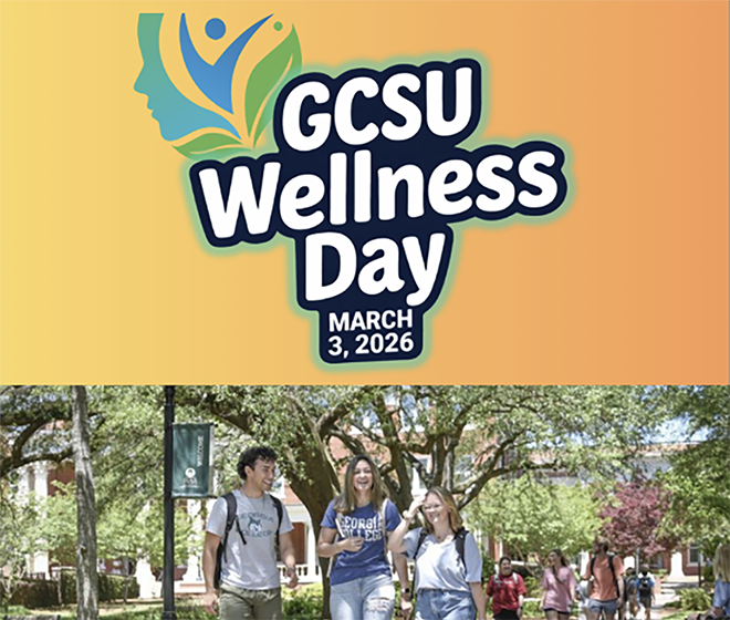 Image for GCSU Wellness Day is today! Join the fun on Front Campus!