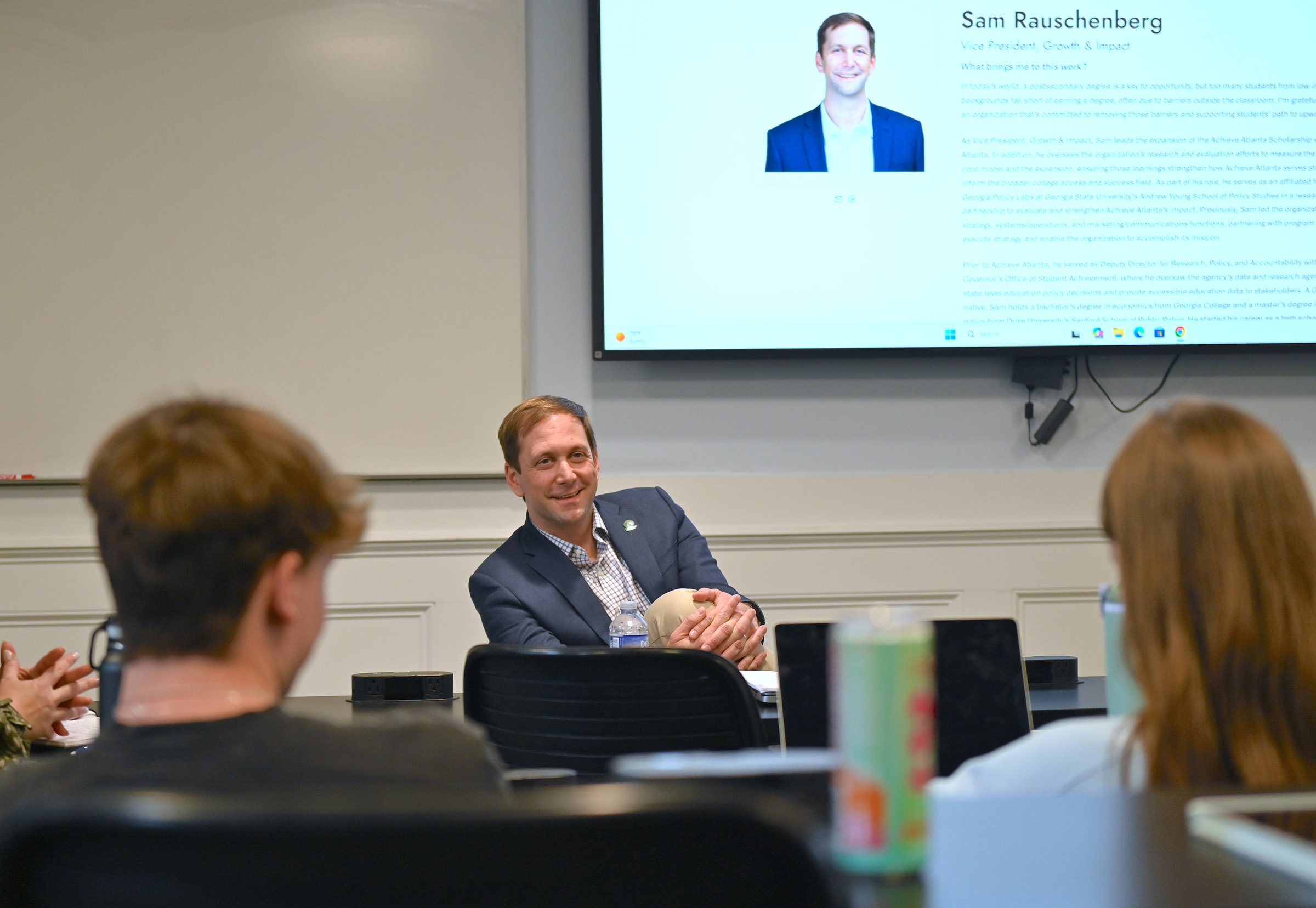 Image for Exec in Residence: Alum offers students advice for post-grad success 