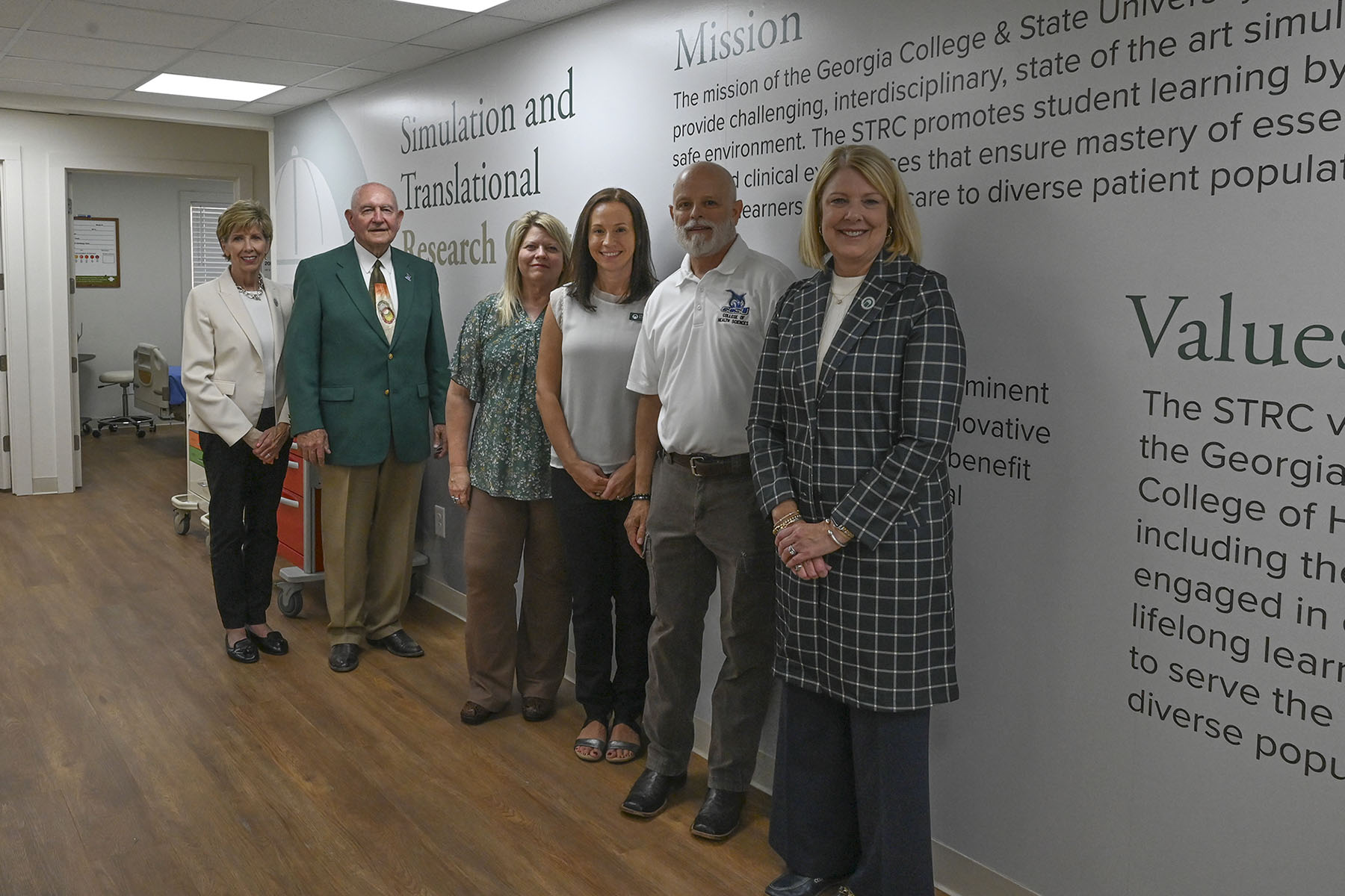 Sim Center opening with USG Chancellor