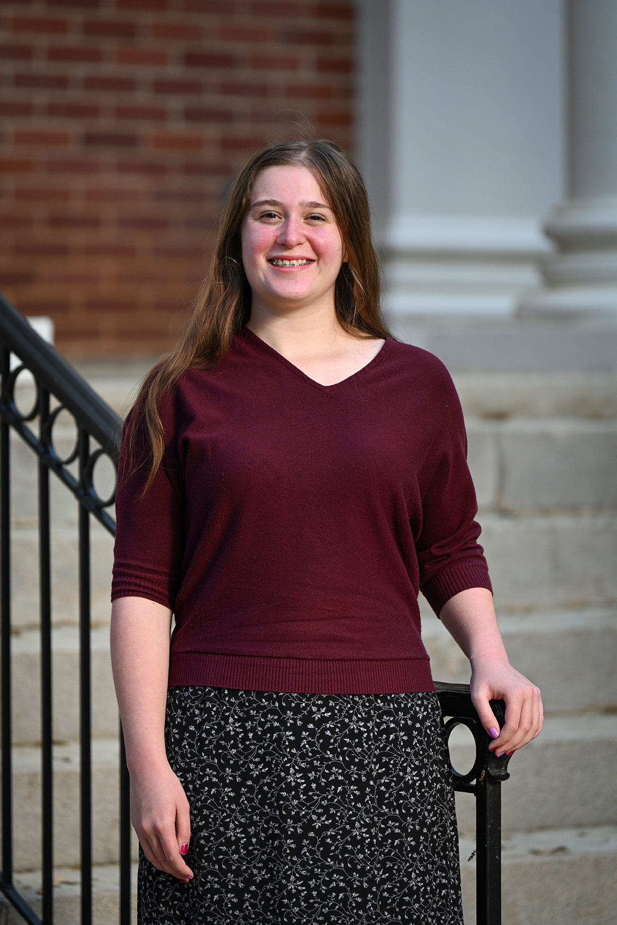 Madeline Johnson, placed first in the first-year student and sophomore division.