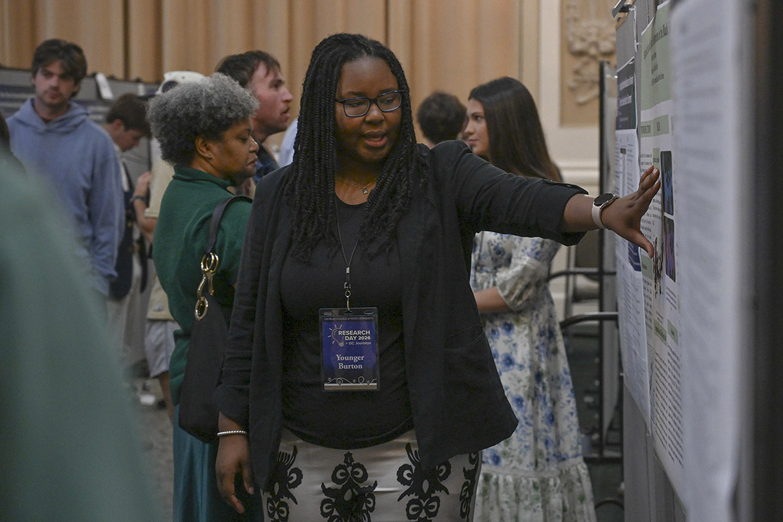 Research Day 2026 featured 283 projects, 250 of which were completed by undergraduate students. (Photo: Anna Gay Leavitt)