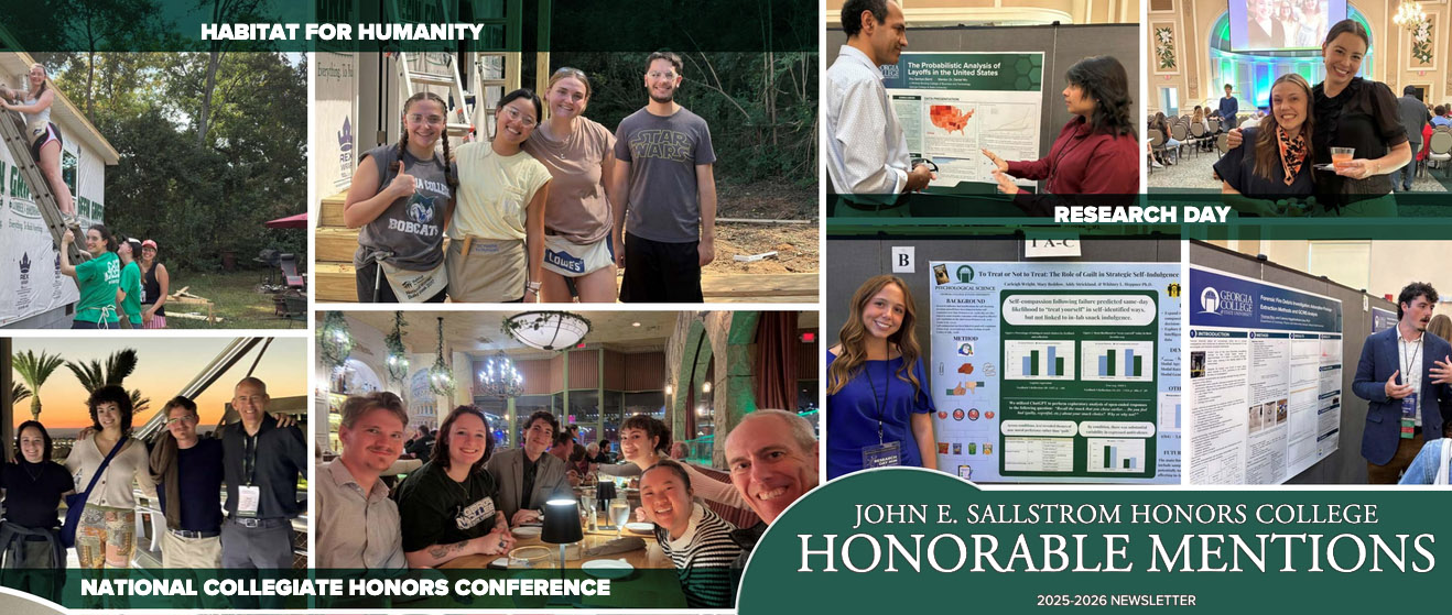 Photo collage from Honorable Mentions issue for 2025-2026
