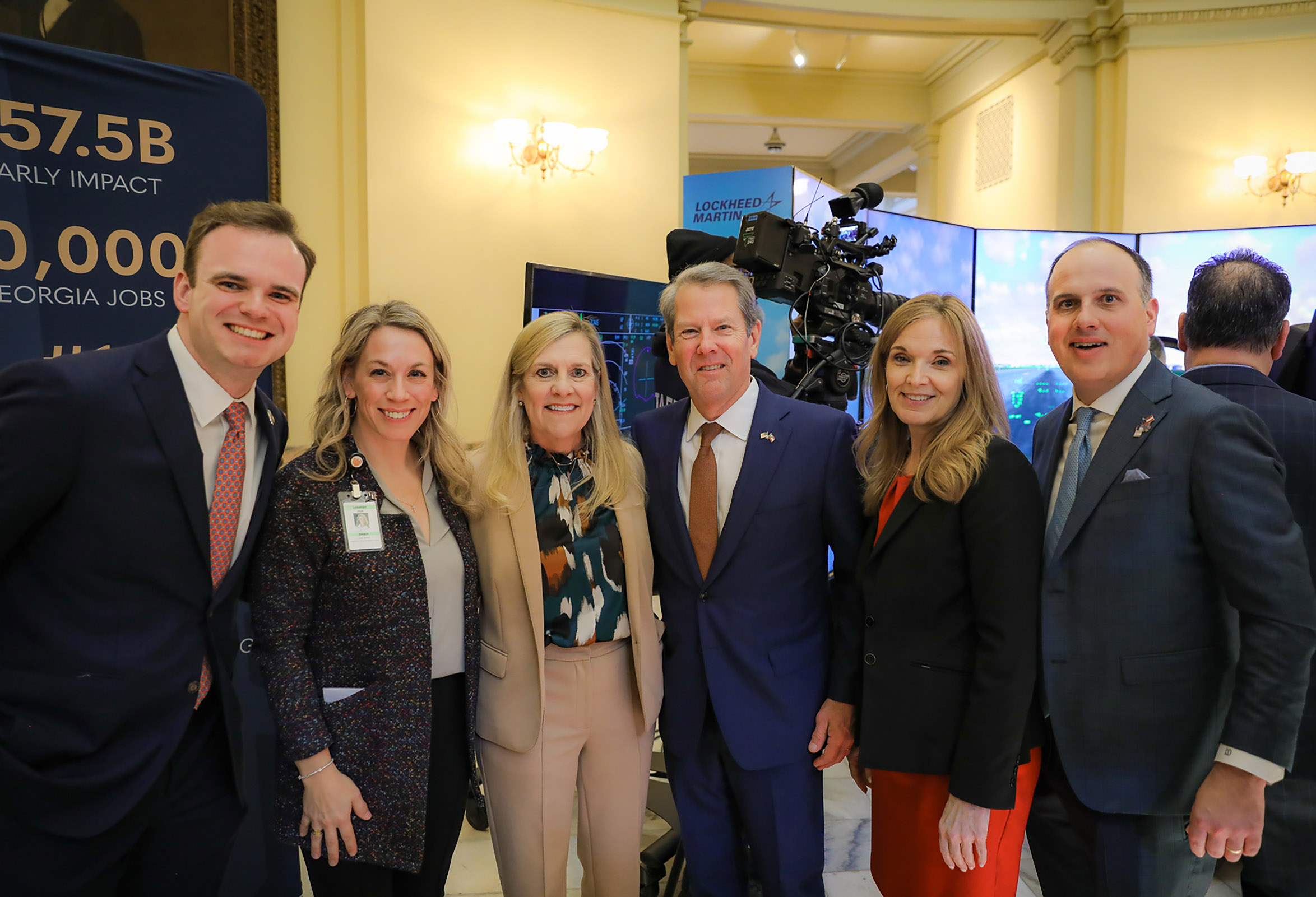 Ember Bentley at the Captiol second from left